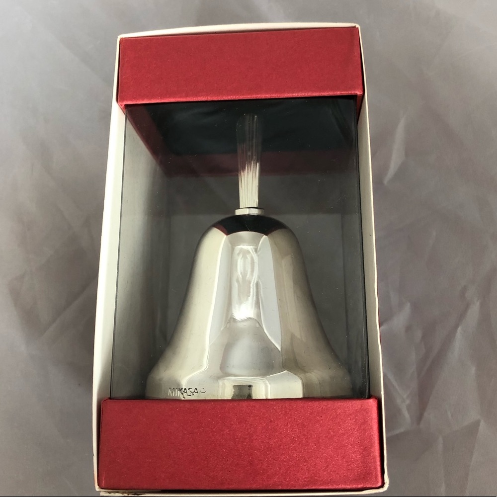 Milkasa 2015 silver plated Christmas bell ornament - Picture 3 of 4